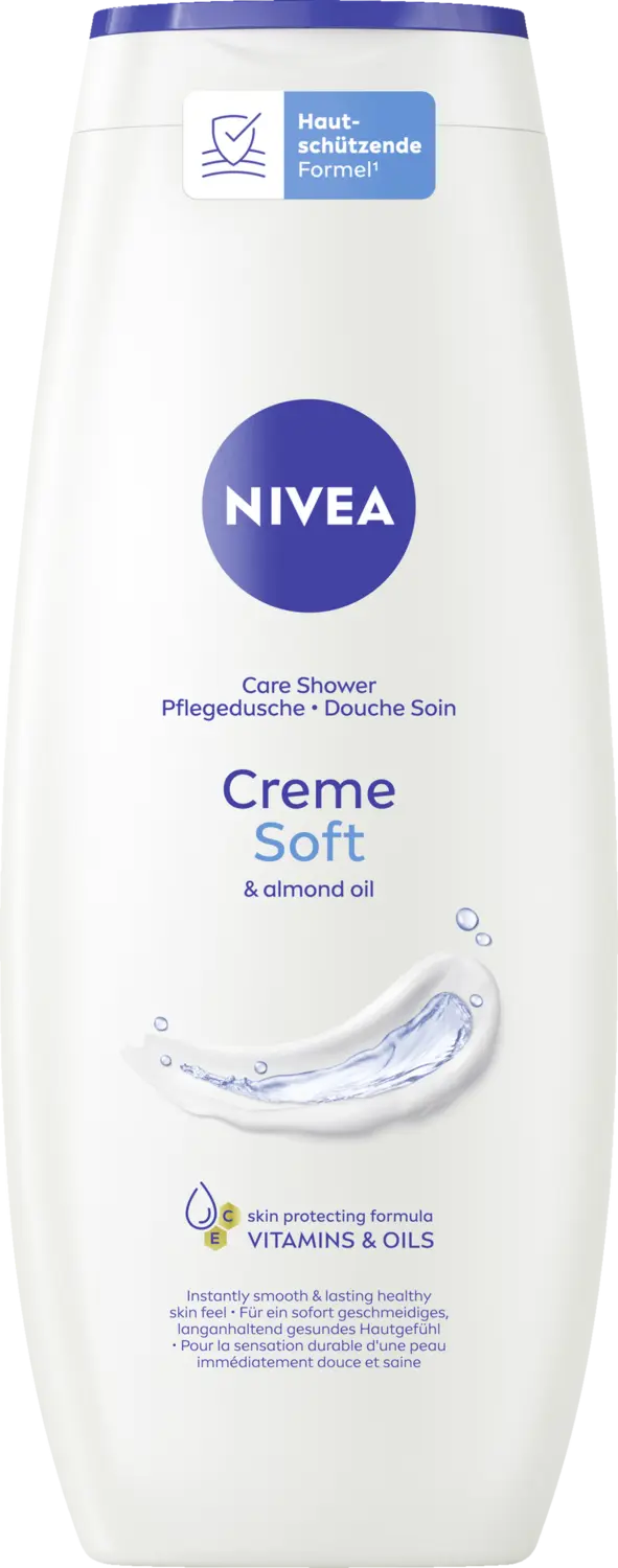 Гель для душа NIVEA Pflegedusche Creme Soft & almond oil
Гель для душа NIVEA Pflegedusche Creme Soft & almond oil
