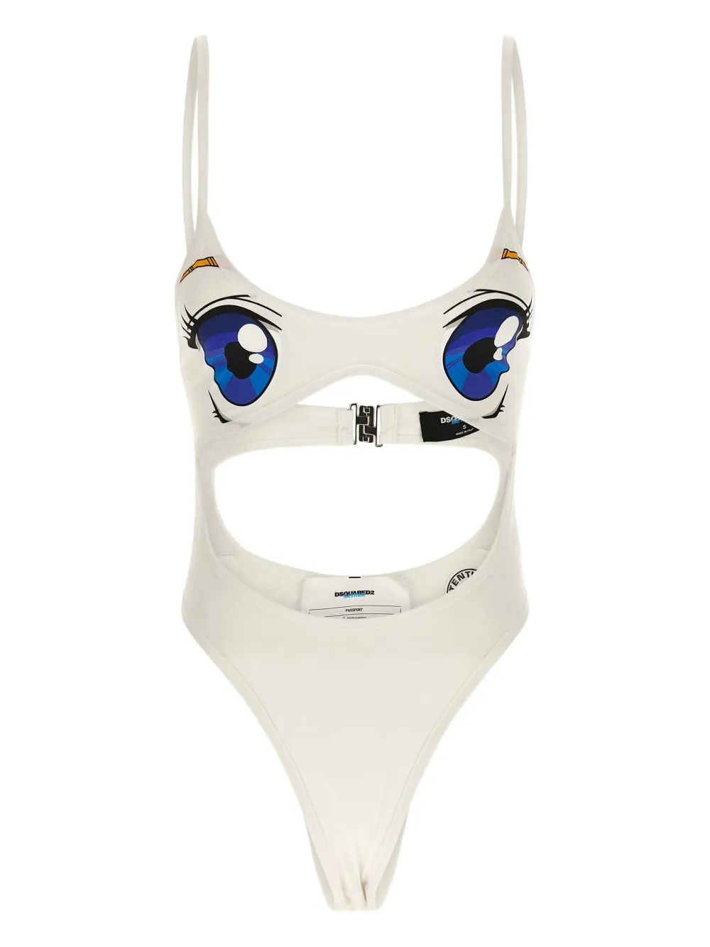 Боди с вырезами и принтом X Better Dsquared2, белый
Боди с вырезами и принтом X Better Dsquared2, белый