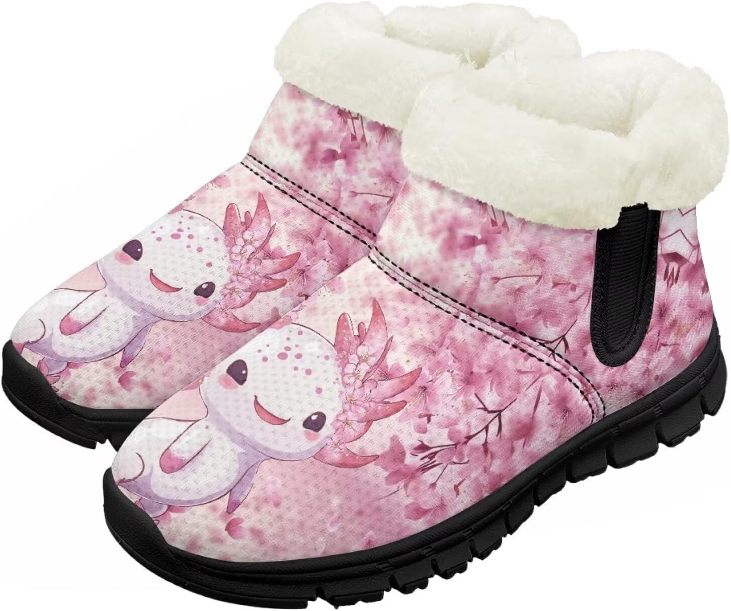 Мальчики Девочки Зимние теплые ботинки Нескользящие легкие уличные ботинки для ходьбы в холодную погоду Chririnla, Cherry Blossom Axolotl
Мальчики Девочки Зимние теплые ботинки Нескользящие легкие уличные ботинки для ходьбы в холодную погоду Chririnla, Cherry Blossom Axolotl
