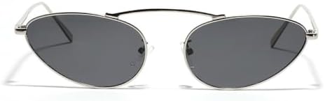 Сексуальные солнцезащитные очки «кошачий глаз» для женщин, винтажные треугольные металлические солнцезащитные очки для мужчин, модные декоративные очки для вечеринки MTZJH, Silver Black
Сексуальные солнцезащитные очки «кошачий глаз» для женщин, винтажные треугольные металлические солнцезащитные очки для мужчин, модные декоративные очки для вечеринки MTZJH, Silver Black