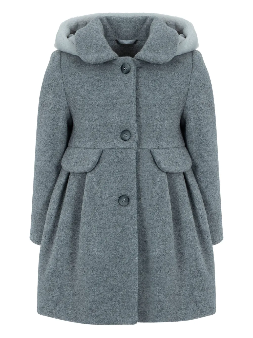 Шерстяное пальто с капюшоном Lapin House, серый
Шерстяное пальто с капюшоном Lapin House, серый