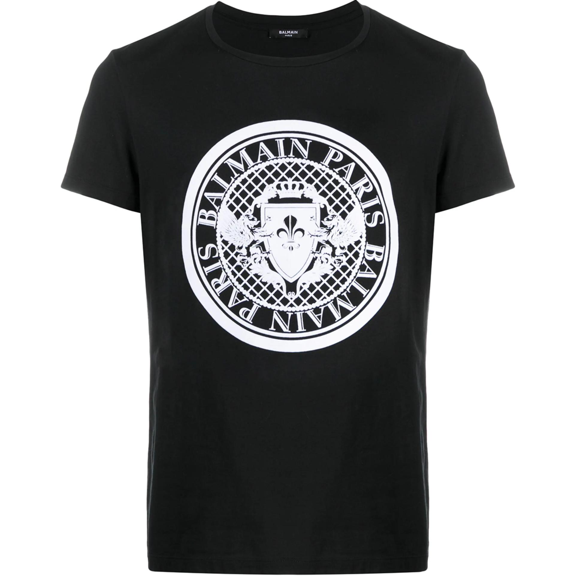 Футболка с принтом логотипа BALMAIN, черный
Футболка с принтом логотипа BALMAIN, черный