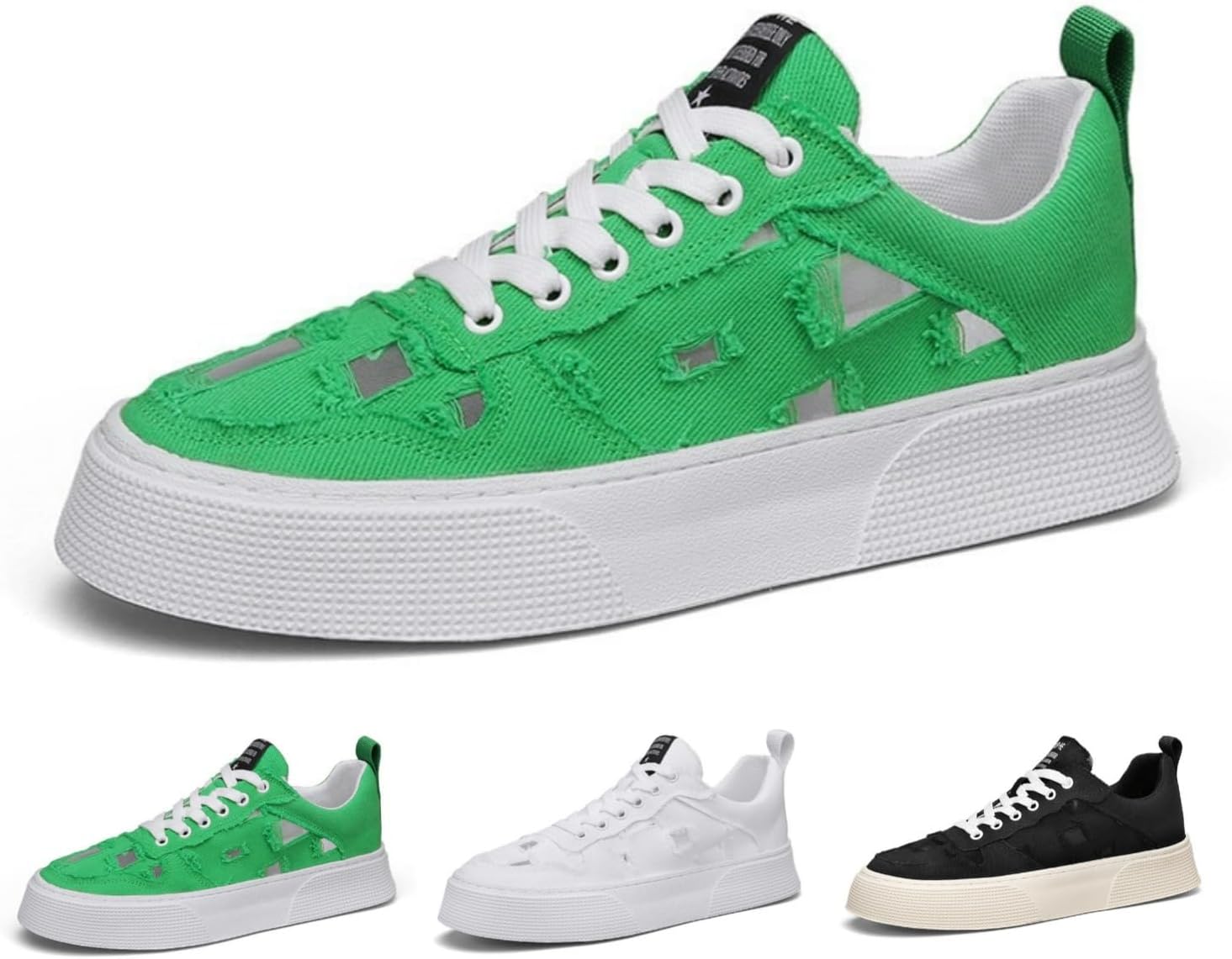 Женские и мужские модные массивные кроссовки из холщовой ткани, классические Y2K, низкие, дышащие, легкие, повседневные обувь для ходьбы Macefil, зеленый
Женские и мужские модные массивные кроссовки из холщовой ткани, классические Y2K, низкие, дышащие, легкие, повседневные обувь для ходьбы Macefil, зеленый