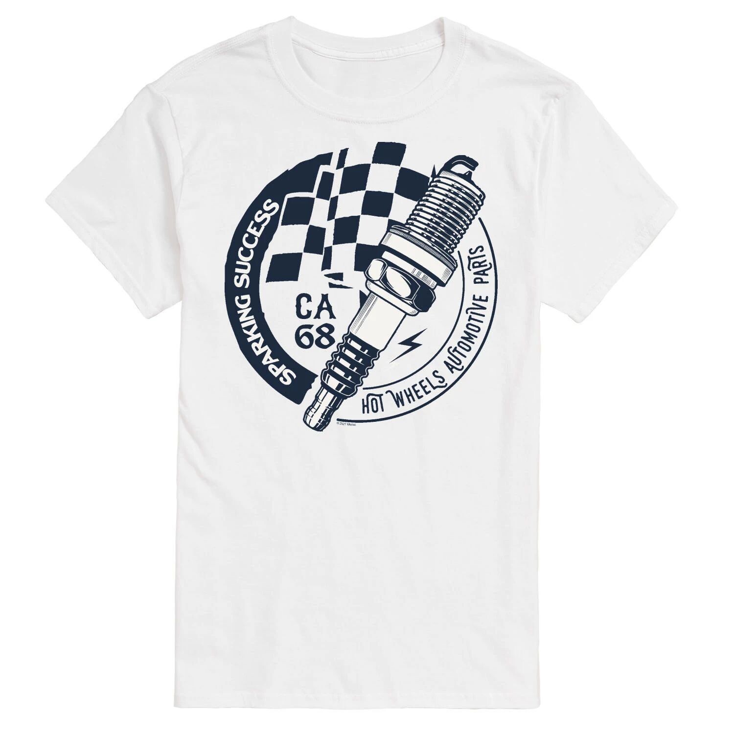 Футболка с рисунком Big & Tall Sparking Success Hot Wheels, белый
Футболка с рисунком Big & Tall Sparking Success Hot Wheels, белый