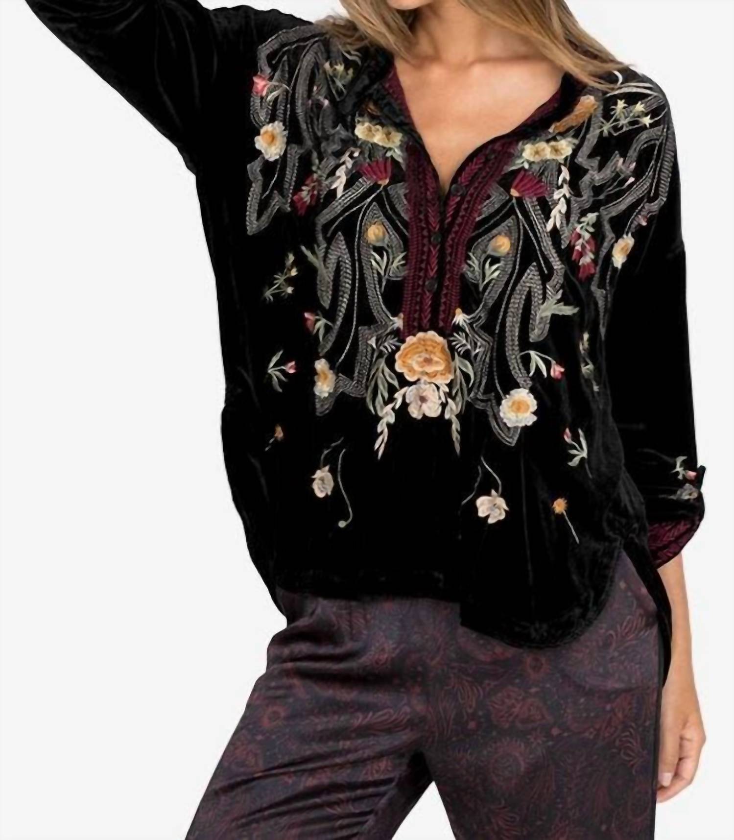 Блузка женская Johnny Was, черный
Блузка женская Johnny Was, черный