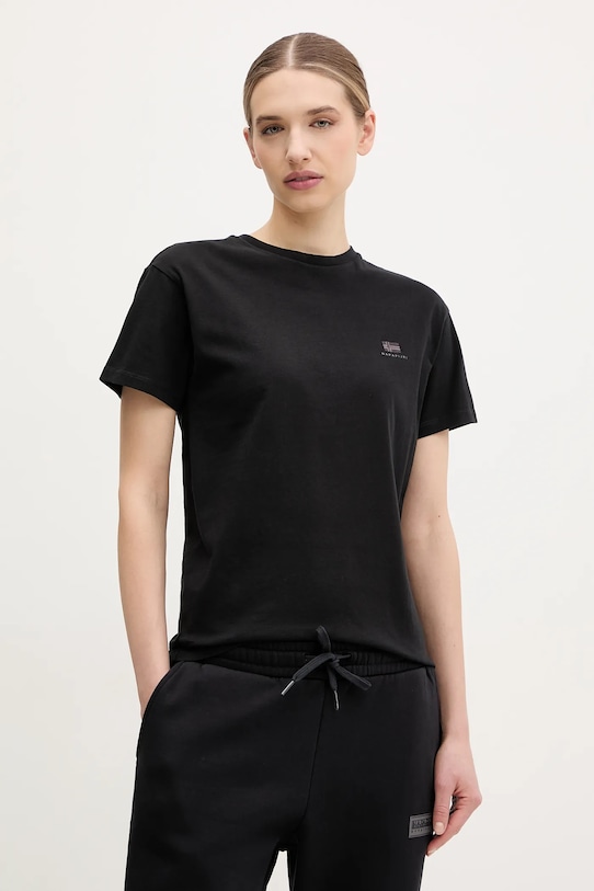 Хлопковая футболка S-Nina Napapijri, черный
Хлопковая футболка S-Nina Napapijri, черный