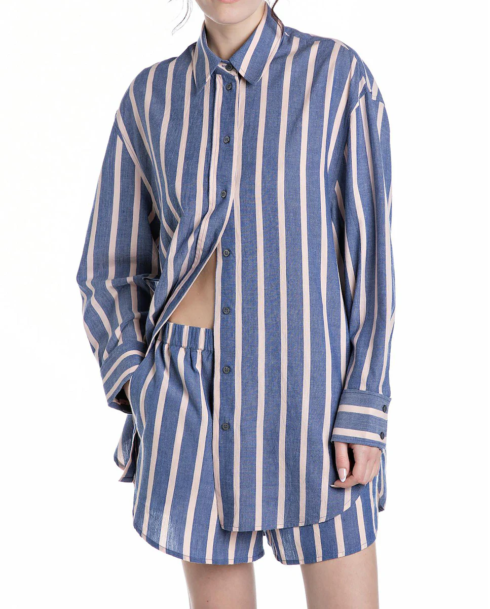 Женская хлопковая рубашка на пуговицах Replay, синий
Женская хлопковая рубашка на пуговицах Replay, синий