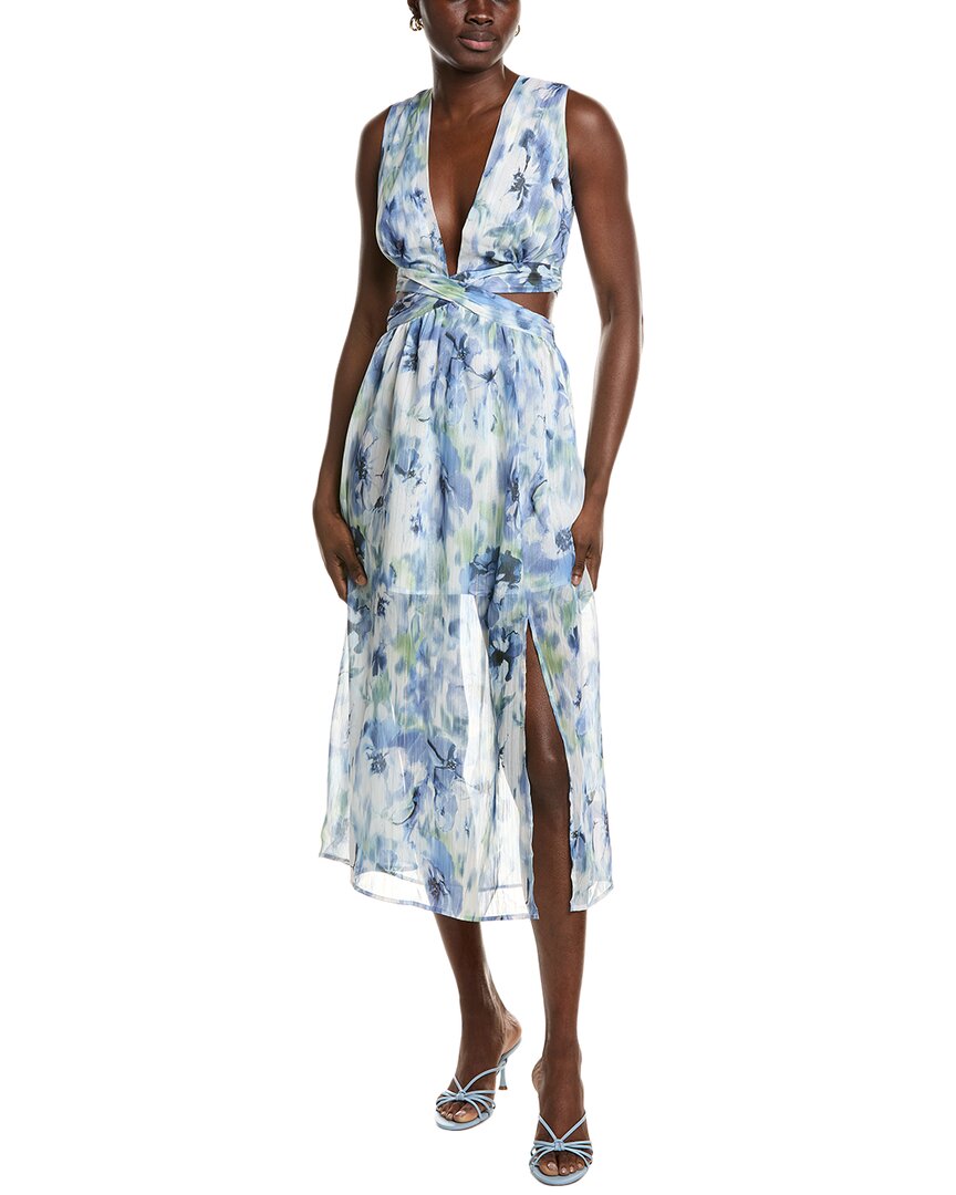 IPPONELLI Миди-платье с вырезом на талии, синий
IPPONELLI Миди-платье с вырезом на талии, синий