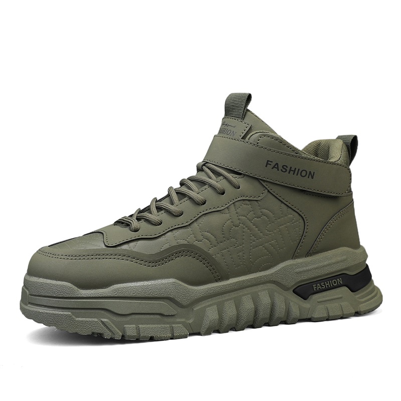 TONYBEAR Амортизирующие износостойкие высокие скейтерские кроссовки мужские армейский зеленый, цвет Army Green
TONYBEAR Амортизирующие износостойкие высокие скейтерские кроссовки мужские армейский зеленый, цвет Army Green