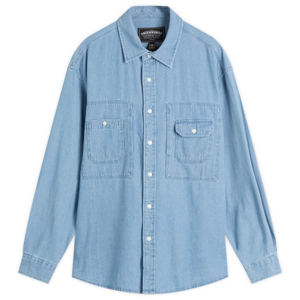 Рубашка из выбеленного денима Frizmworks, Mid Blue
Рубашка из выбеленного денима Frizmworks, Mid Blue