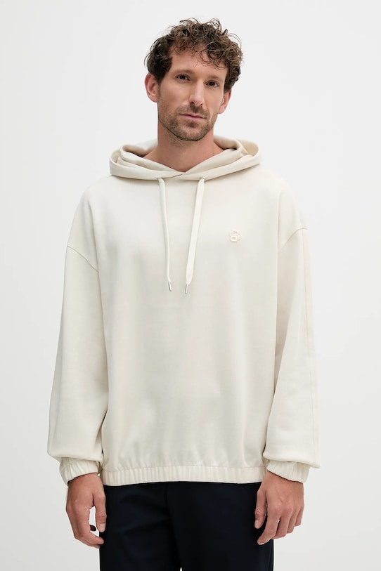 Хлопковая толстовка Boss, бежевый
Хлопковая толстовка Boss, бежевый