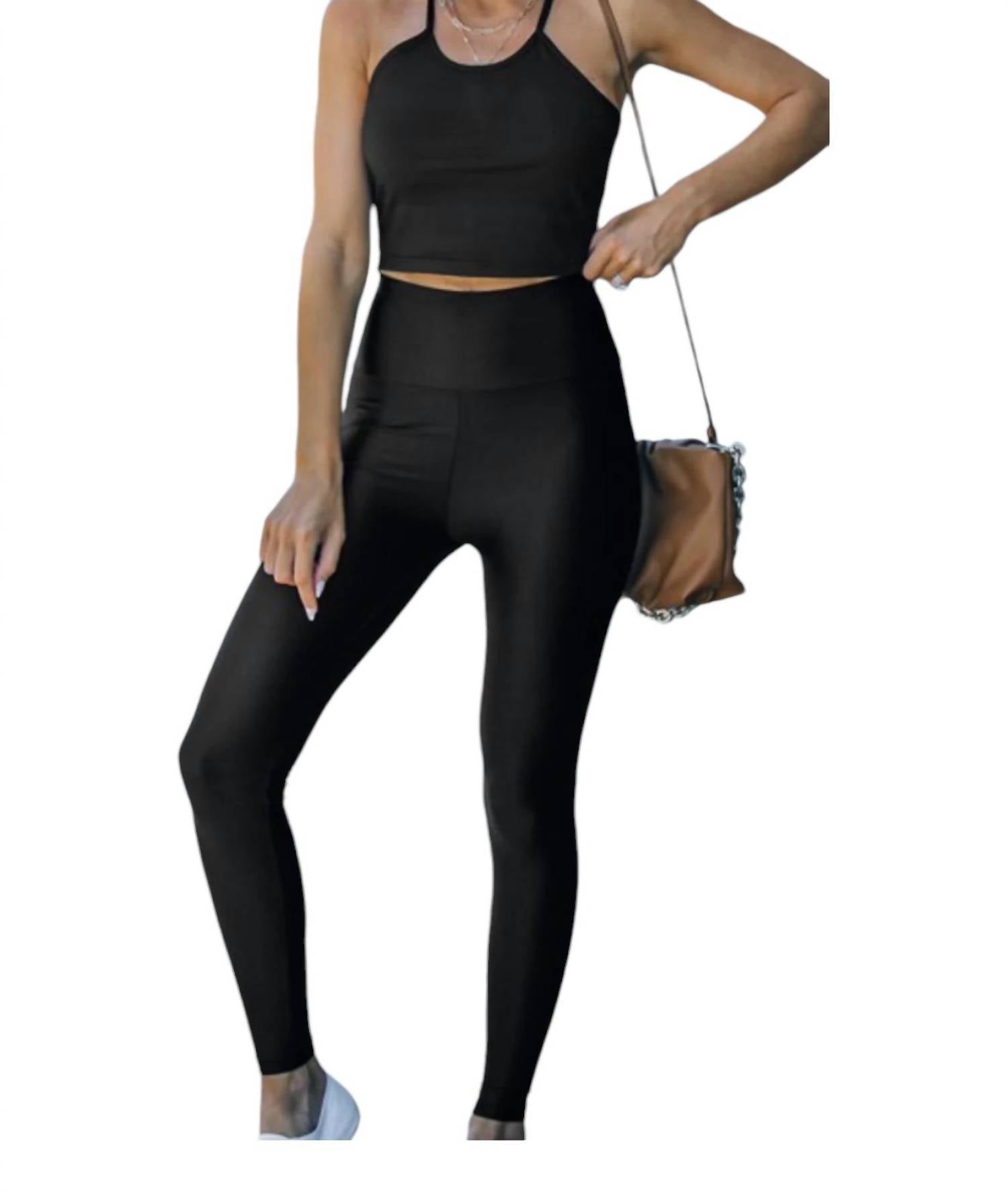 Матовые леггинсы черного цвета White Label, черный
Матовые леггинсы черного цвета White Label, черный