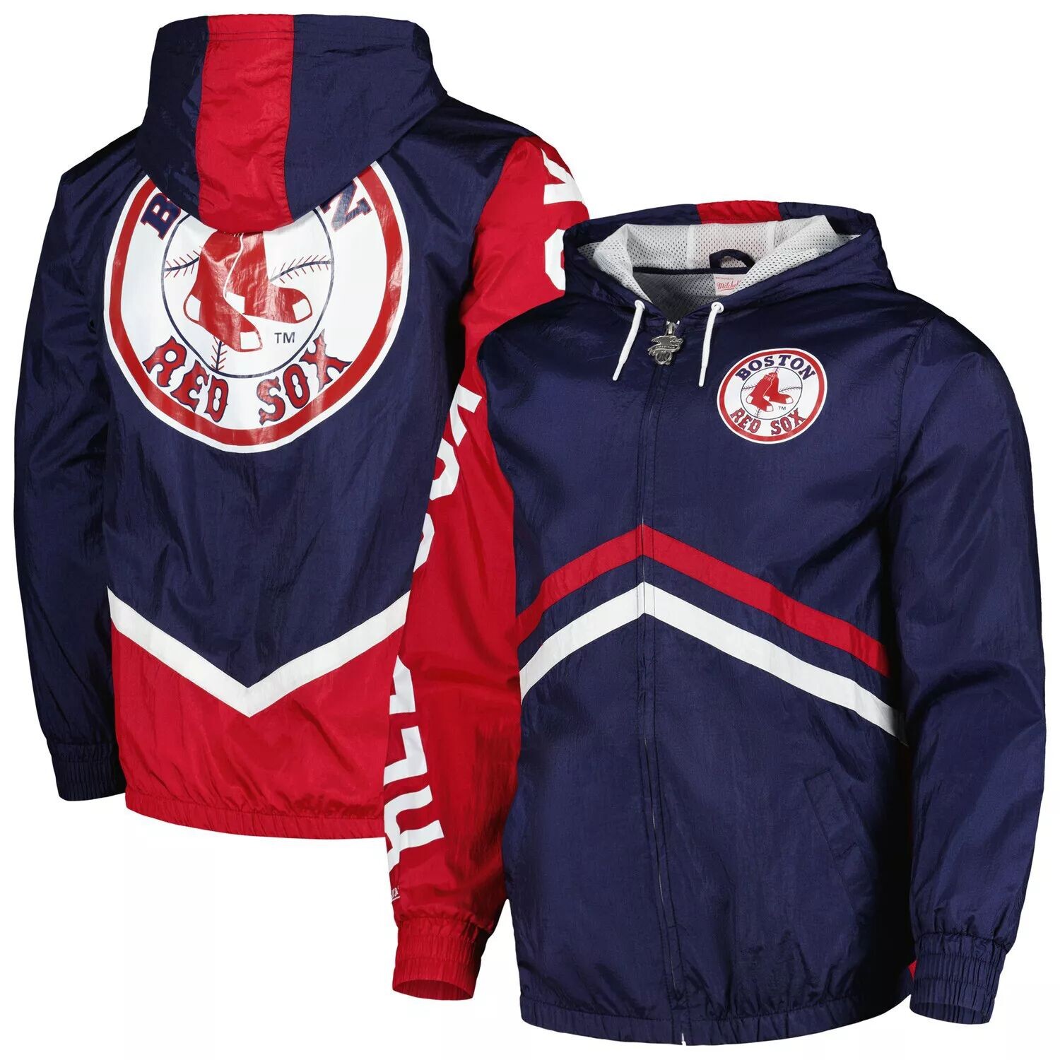 Мужская ветровка с капюшоном и молнией во всю длину Mitchell & Ness Boston Red Sox Undeniable
Мужская ветровка с капюшоном и молнией во всю длину Mitchell & Ness Boston Red Sox Undeniable