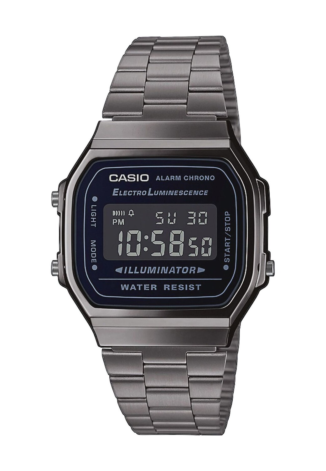 Часы цифровые A168WEGG-1BEF CASIO, серый
Часы цифровые A168WEGG-1BEF CASIO, серый
