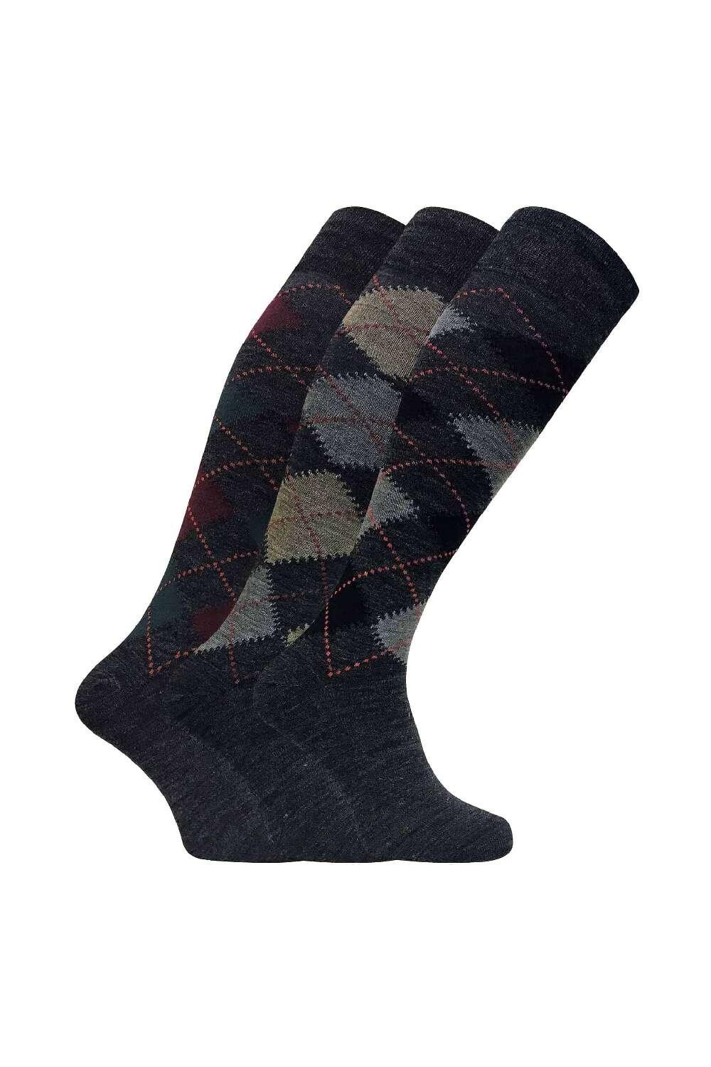 3 пары удлиненных носков из шерсти ягненка Аргайл до колена Sock Snob, серый
3 пары удлиненных носков из шерсти ягненка Аргайл до колена Sock Snob, серый