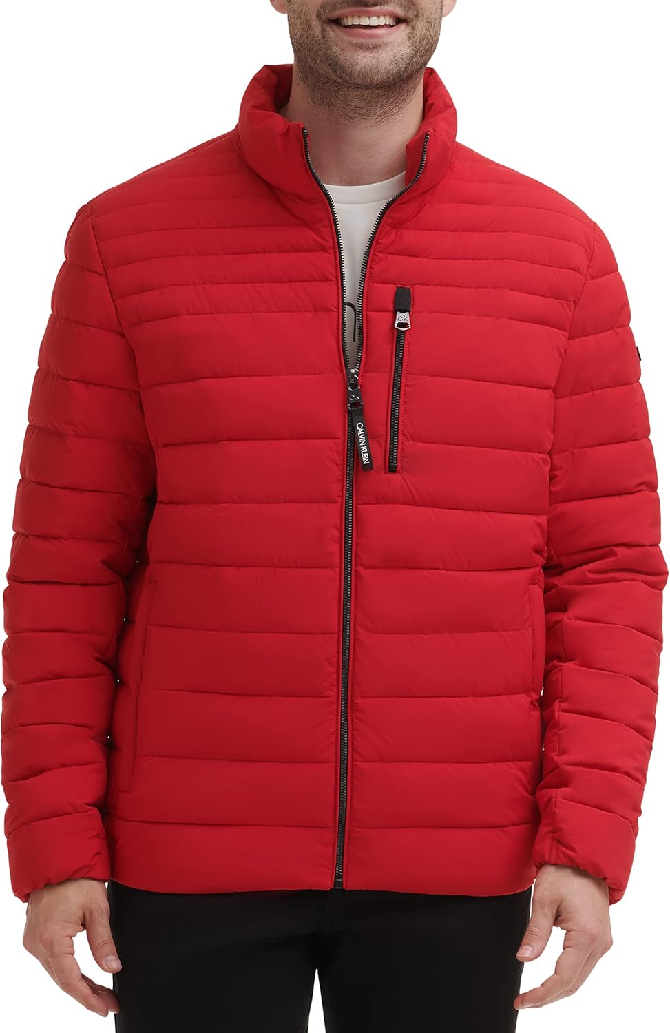 Мужское пуховое пальто Calvin Klein на молнии, Packable Deep Red
Мужское пуховое пальто Calvin Klein на молнии, Packable Deep Red