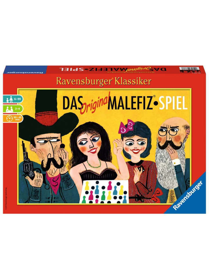 Настольная игра в кости Ravensburger. Оригинальная игра Malefiz в цвете
Настольная игра в кости Ravensburger. Оригинальная игра Malefiz в цвете