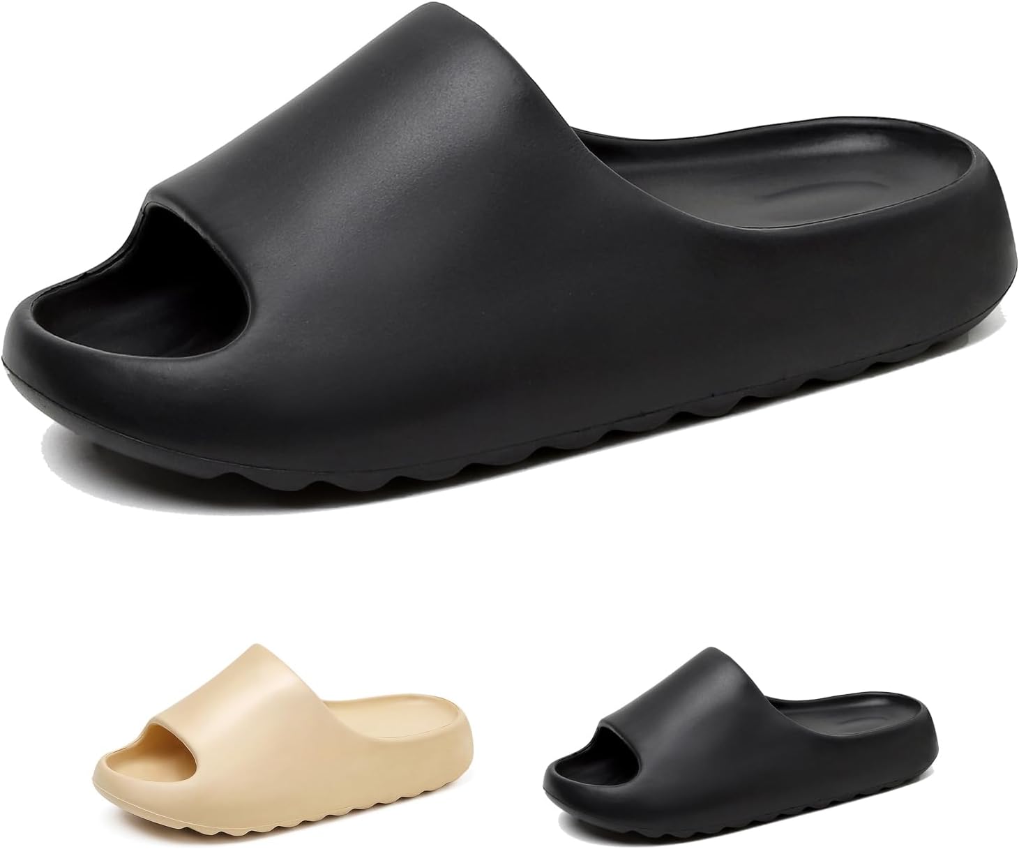 Тапочки-подушки Hsttgsr для женщин и мужчин, EVA, противоскользящие, супер мягкие, быстро сохнущие, комфортные шлепанцы-облака для душа, легкие летние массажные сандалии для взрослых, для дома и улицы, черный
Тапочки-подушки Hsttgsr для женщин и мужчин, EVA, противоскользящие, супер мягкие, быстро сохнущие, комфортные шлепанцы-облака для душа, легкие летние массажные сандалии для взрослых, для дома и улицы, черный