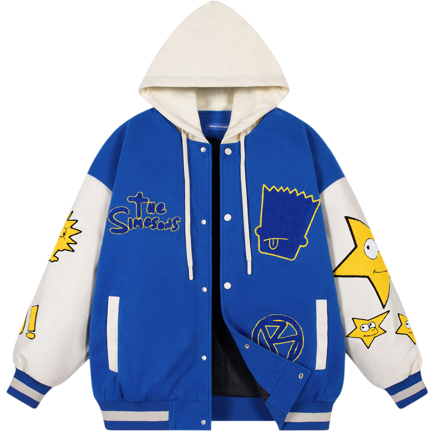 Бейсбольная куртка унисекс The Simpsons, Джаспер
Бейсбольная куртка унисекс The Simpsons, Джаспер