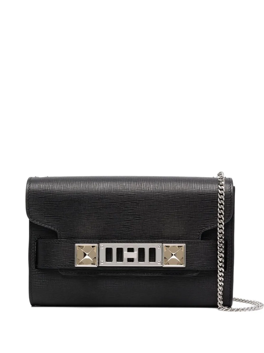 Клатч с цепочкой и застежкой-защелкой Proenza Schouler, черный
Клатч с цепочкой и застежкой-защелкой Proenza Schouler, черный