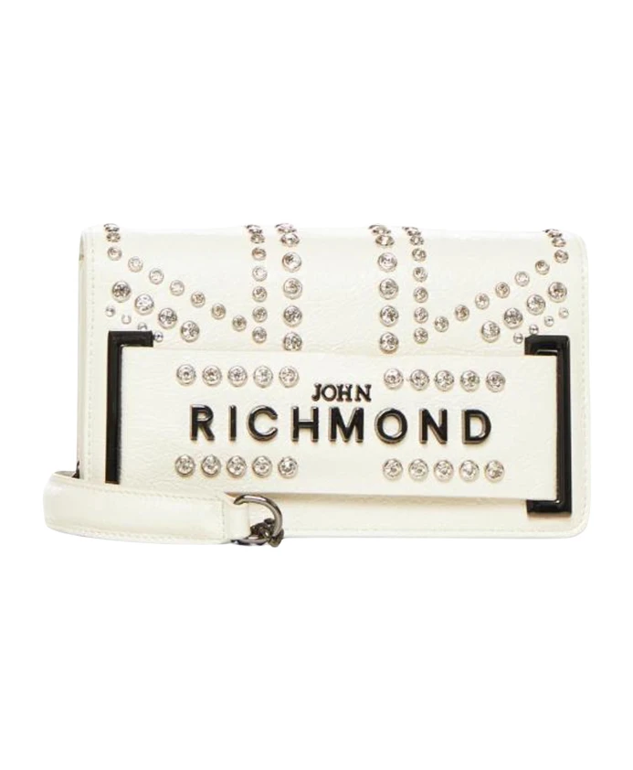 Сумка через плечо с заклепками John Richmond, белый
Сумка через плечо с заклепками John Richmond, белый
