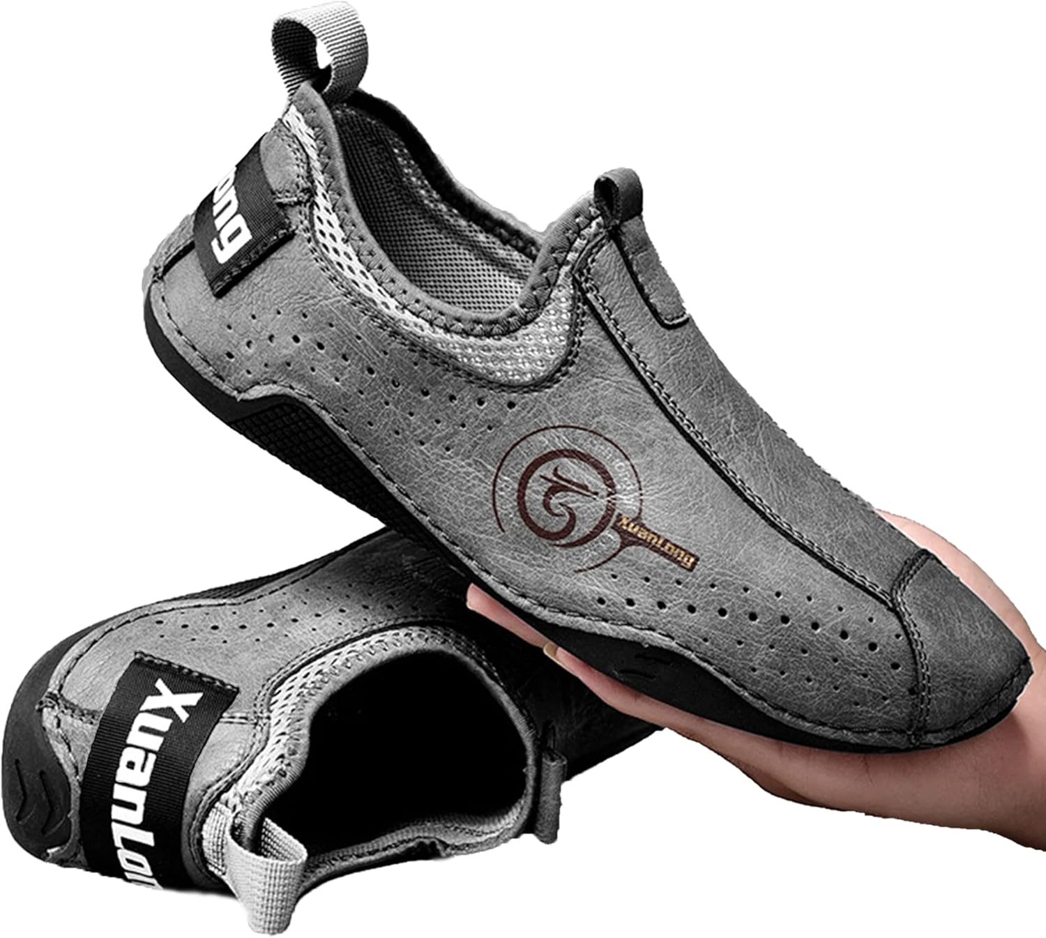 Кожаные мужские повседневные лоферы Devilangel, серый
Кожаные мужские повседневные лоферы Devilangel, серый