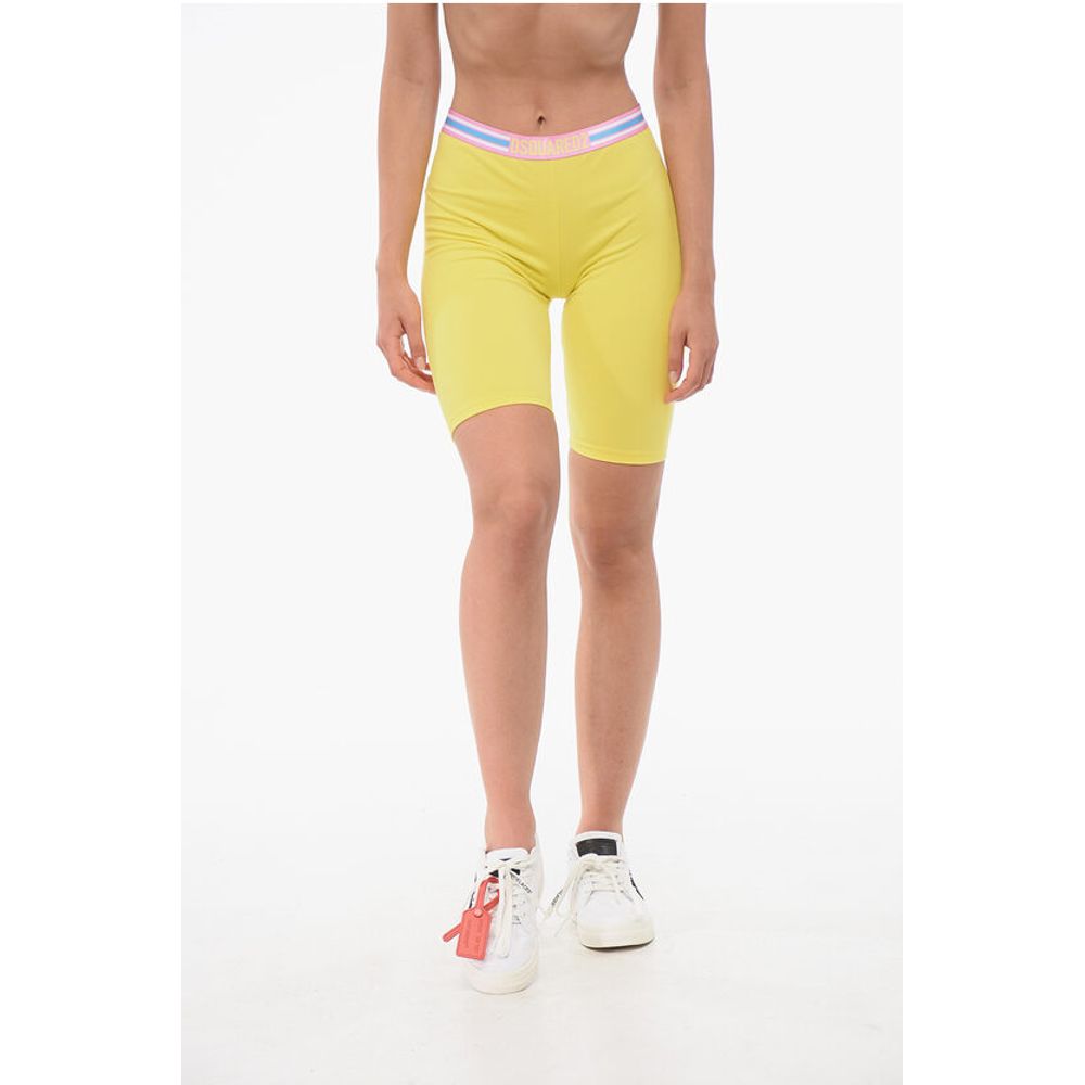 Велосипедные шорты из хлопкового эластичного материала с логотипом на ленте Dsquared2, желтый
Велосипедные шорты из хлопкового эластичного материала с логотипом на ленте Dsquared2, желтый