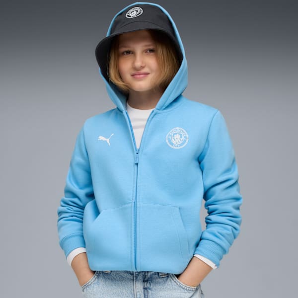 Футбольная толстовка с капюшоном на молнии для больших детей Manchester City Soccer Essentials Puma, синий
Футбольная толстовка с капюшоном на молнии для больших детей Manchester City Soccer Essentials Puma, синий