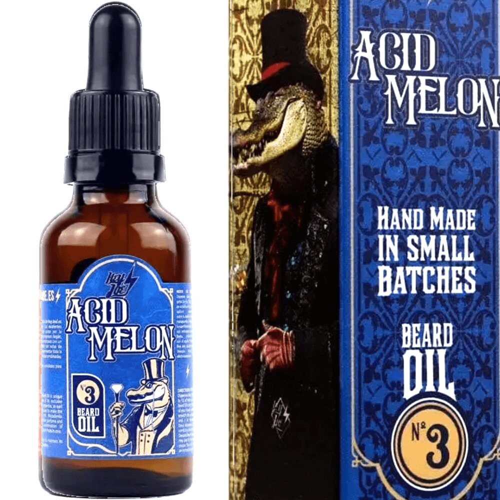 Hey Joe - Beard Oil №3 Acid Melon - Масло для бороды 30мл
Hey Joe - Beard Oil №3 Acid Melon - Масло для бороды 30мл