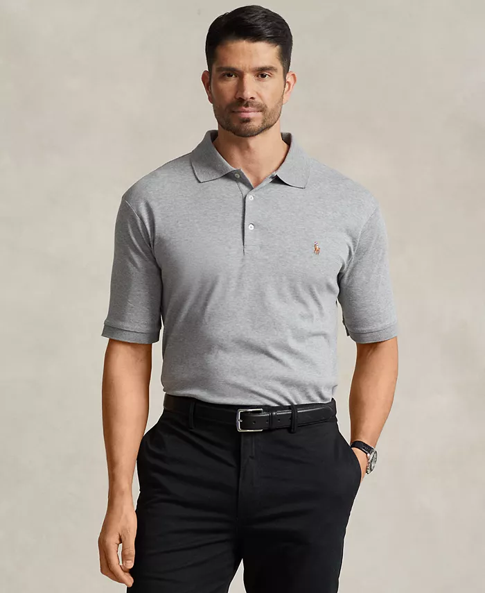 Мужская поло Big & Tall Classic Fit из мягкого хлопка Polo Ralph Lauren, серый
Мужская поло Big & Tall Classic Fit из мягкого хлопка Polo Ralph Lauren, серый
