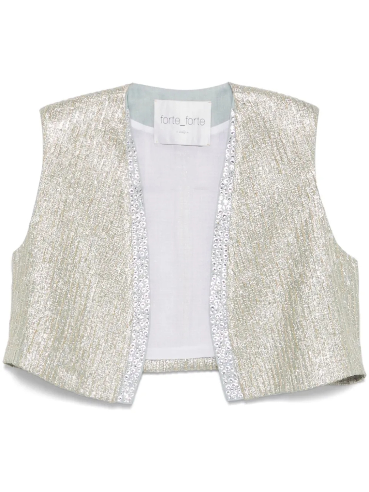 Жилет в полоску Forte Forte, синий
Жилет в полоску Forte Forte, синий