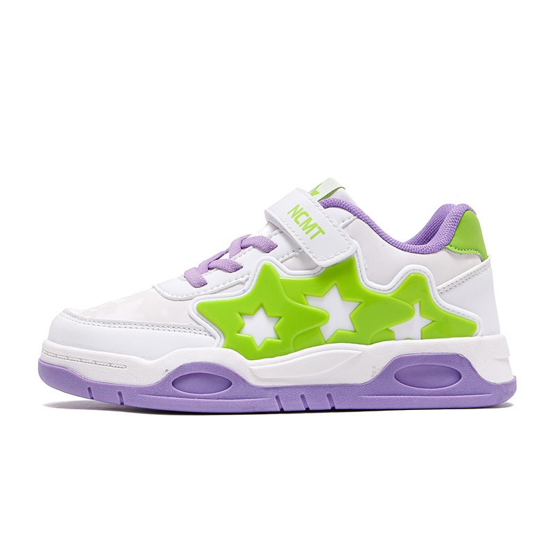 Скользоустойчивые, износостойкие, водонепроницаемые низкие детские скейтборд кроссовки Kids' TONYBEAR, бело-фиолетовые
Скользоустойчивые, износостойкие, водонепроницаемые низкие детские скейтборд кроссовки Kids' TONYBEAR, бело-фиолетовые