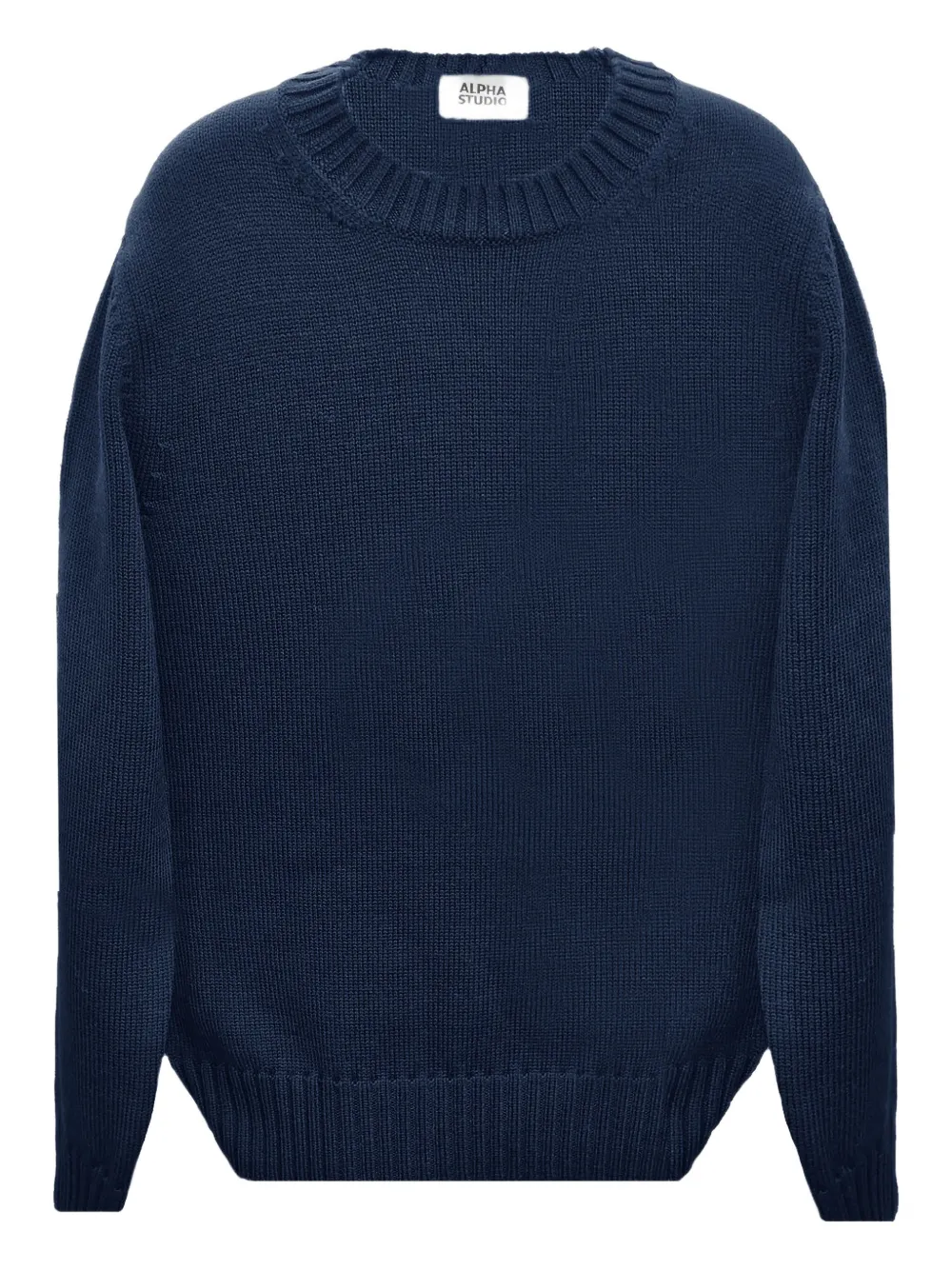 Свитер с круглым вырезом ALPHA STUDIO, синий
Свитер с круглым вырезом ALPHA STUDIO, синий