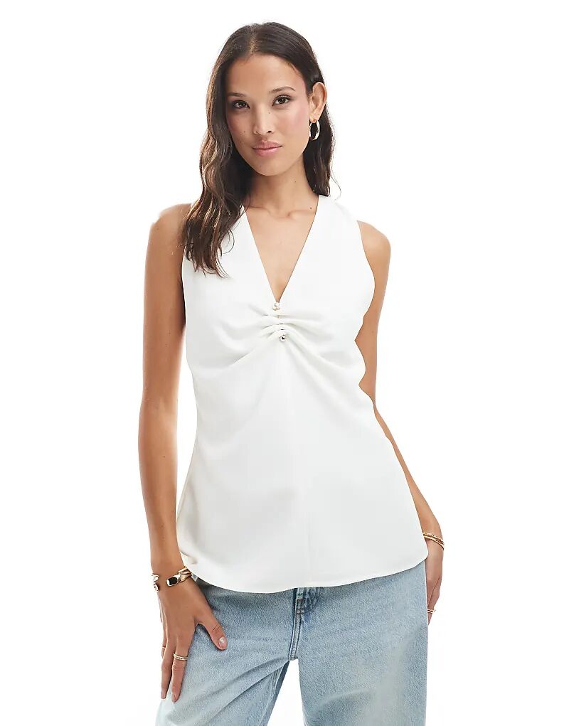 Топ без рукавов French Connection Arlette с отделкой из искусственного жемчуга белого цвета
Топ без рукавов French Connection Arlette с отделкой из искусственного жемчуга белого цвета