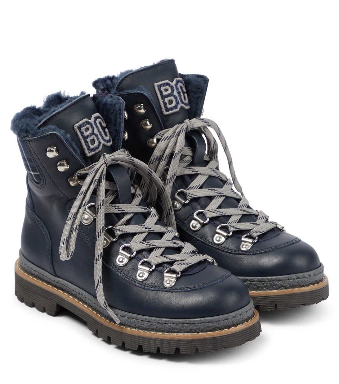 Кожаные походные ботинки Brunello Cucinelli, синий
Кожаные походные ботинки Brunello Cucinelli, синий