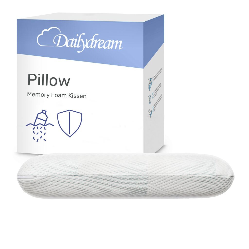 Подушка Dailydream из пены с эффектом памяти, эргономичная подушка для поддержки шеи с антивирусным чехлом, 60x40x12 см, белая
Подушка Dailydream из пены с эффектом памяти, эргономичная подушка для поддержки шеи с антивирусным чехлом, 60x40x12 см, белая