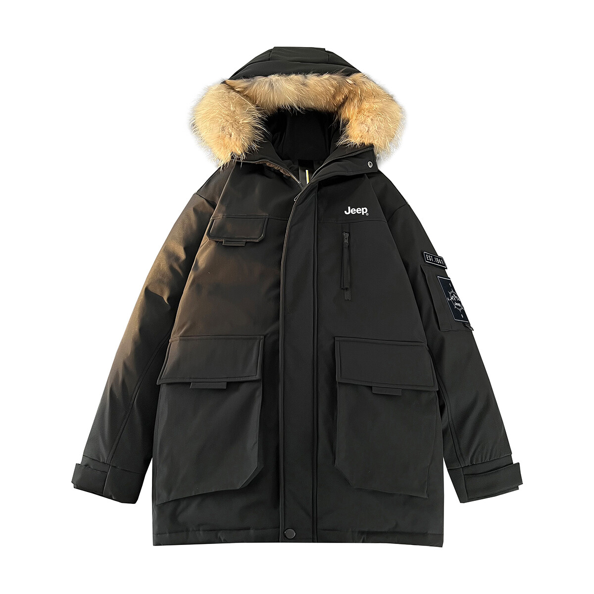 Пуховик унисекс Jeep, черный
Пуховик унисекс Jeep, черный