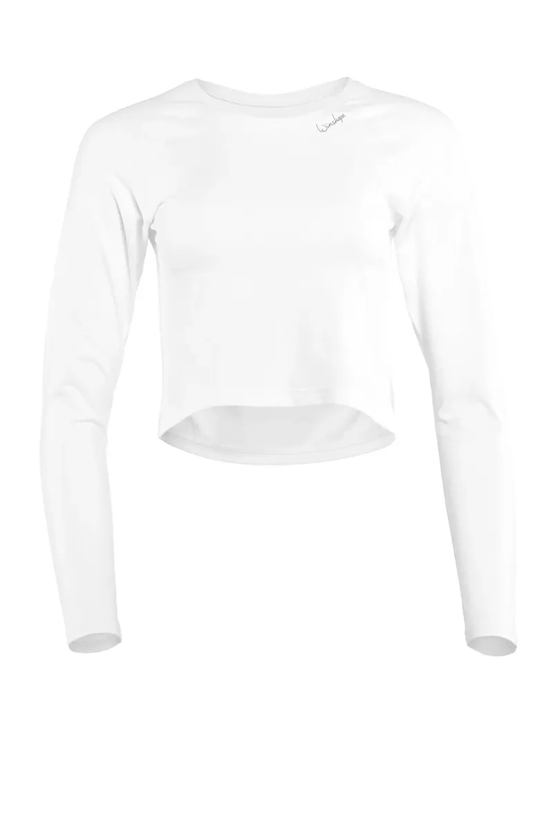 Рубашка Winshape с длинными рукавами "AET116LS", укороченная, функциональная, легкая и мягкая, слоновая кость 
Рубашка Winshape с длинными рукавами "AET116LS", укороченная, функциональная, легкая и мягкая, слоновая кость