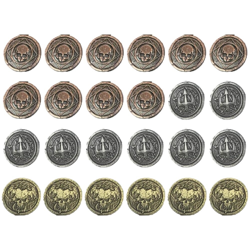 Набор из 24 металлических монет-монстров RGFK
Набор из 24 металлических монет-монстров RGFK