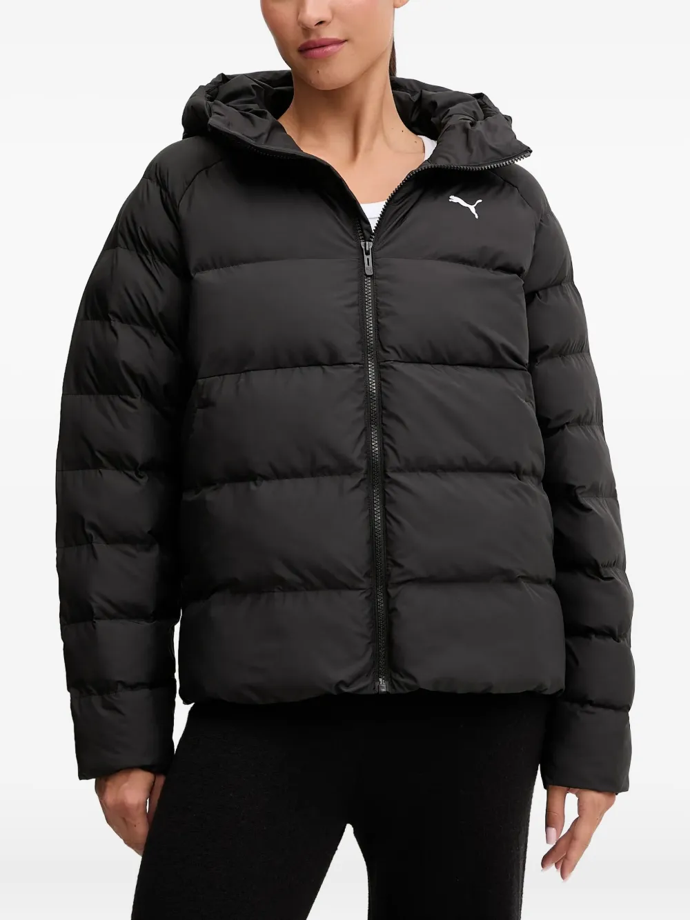 Пуховик с капюшоном Puma, черный
Пуховик с капюшоном Puma, черный