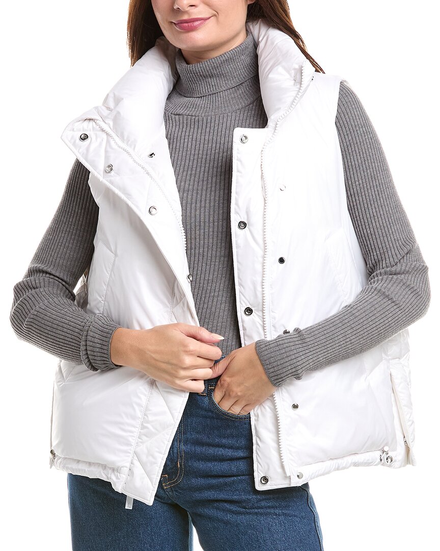 Лафайетт 148 Нью-Йорк Реверсивная утепленная жилетка Lafayette 148 New York, белый 
Лафайетт 148 Нью-Йорк Реверсивная утепленная жилетка Lafayette 148 New York, белый