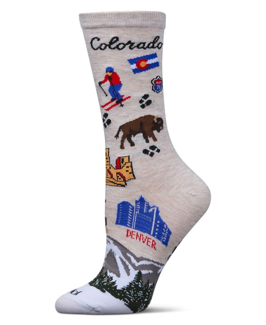 Женские носки Colorado Rayon From Crew Socks MeMoi, Ivory heather
Женские носки Colorado Rayon From Crew Socks MeMoi, Ivory heather