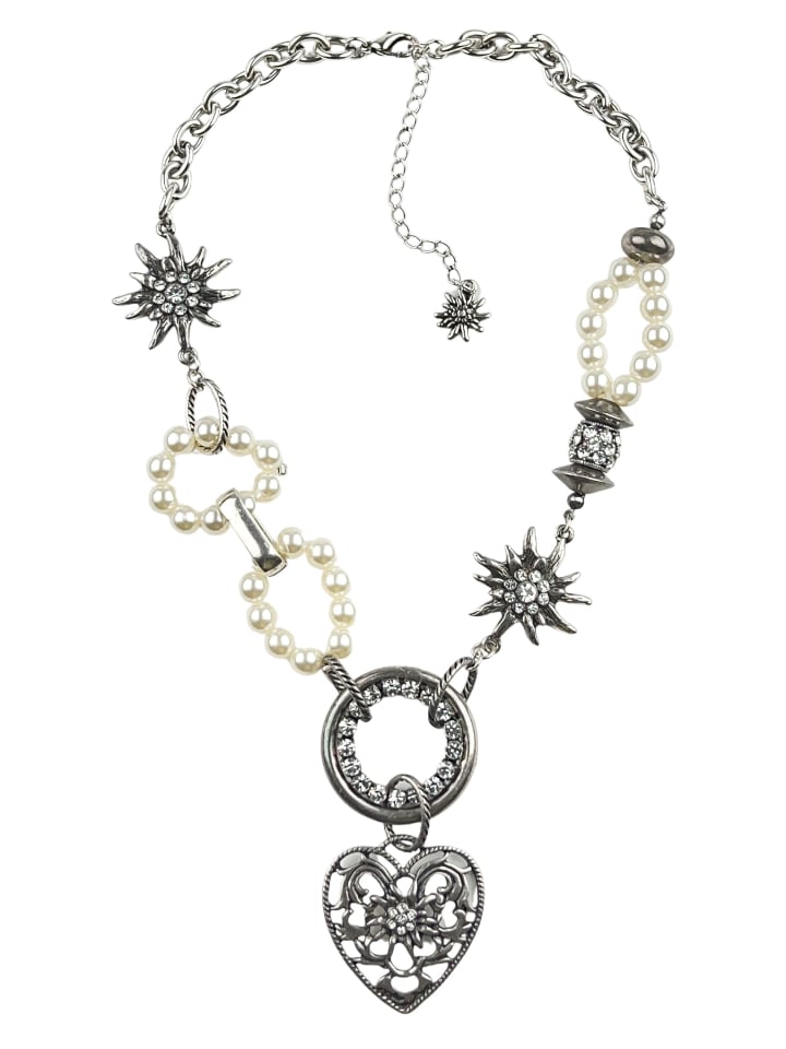 Allgäu Rebell Традиционное белое ожерелье «Франци»
Allgäu Rebell Традиционное белое ожерелье «Франци»