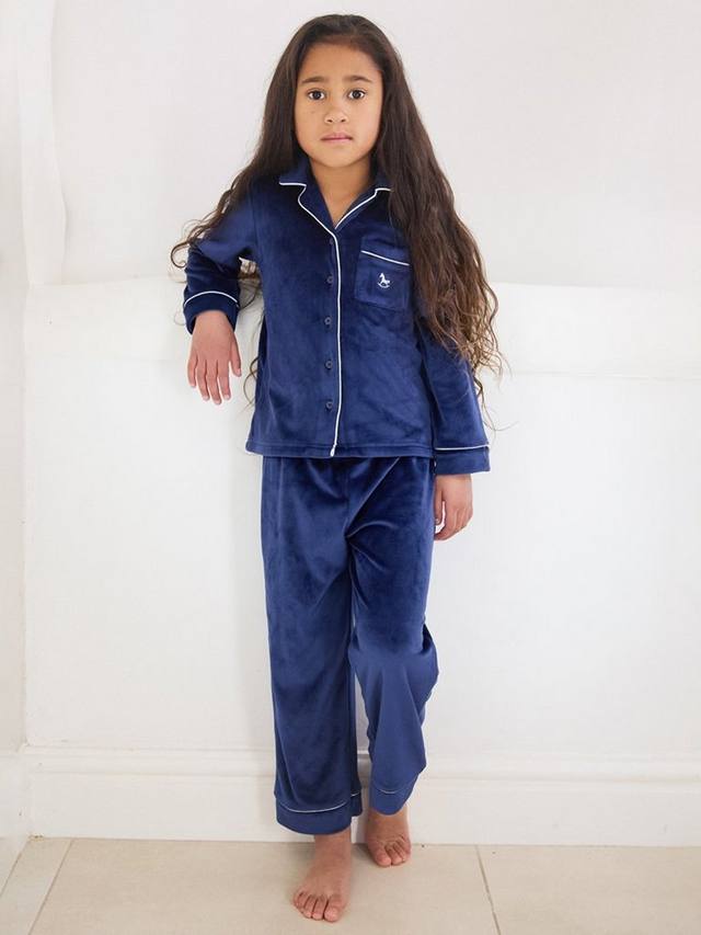 Детский пижамный комплект из велюра The Little Tailor, Navy
Детский пижамный комплект из велюра The Little Tailor, Navy