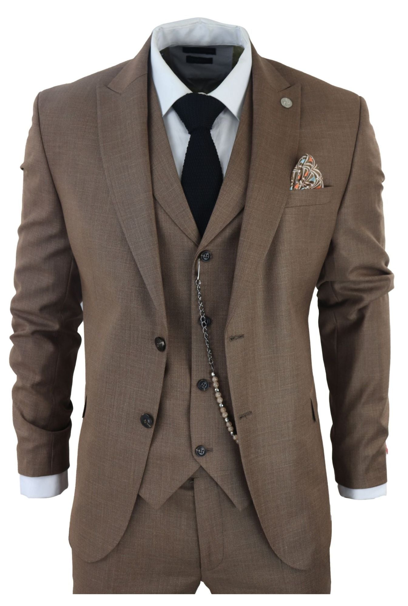 Костюм-тройка Джеймса TruClothing, коричневый
Костюм-тройка Джеймса TruClothing, коричневый