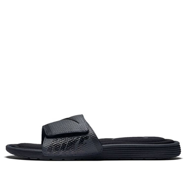 Тапочки solarsoft comfort slide black slippers Nike, черный
Тапочки solarsoft comfort slide black slippers Nike, черный