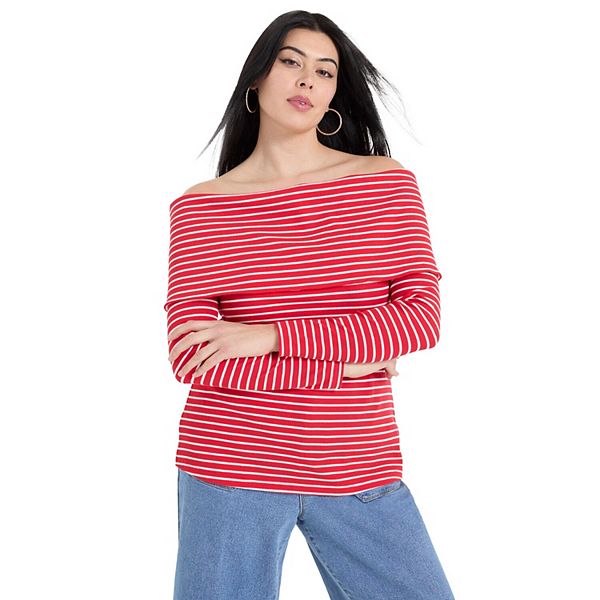 Топ с длинным рукавом и открытыми плечами June + vie для женщин plus size June & Vie
Топ с длинным рукавом и открытыми плечами June + vie для женщин plus size June & Vie