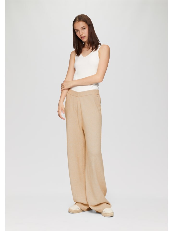 Тканевые брюки QS Hose lang, бежевый
Тканевые брюки QS Hose lang, бежевый
