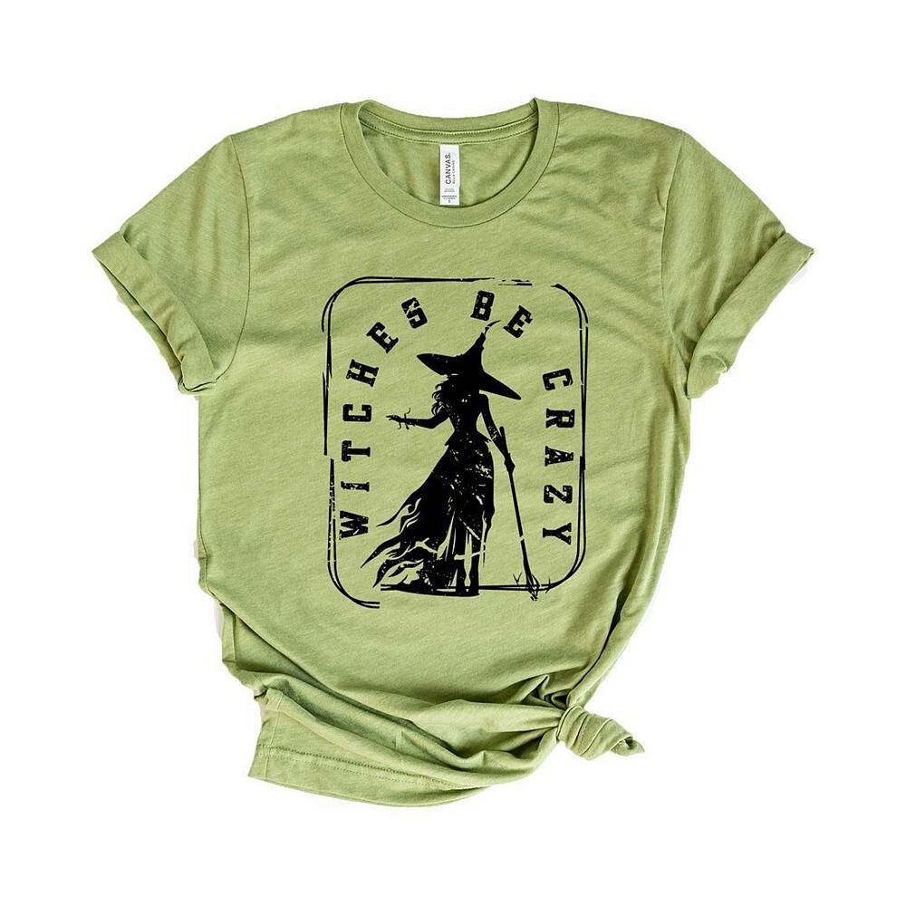 Прямоугольная футболка с короткими рукавами и рисунком Witches Be Crazy Simply Sage Market, цвет Light Green
Прямоугольная футболка с короткими рукавами и рисунком Witches Be Crazy Simply Sage Market, цвет Light Green