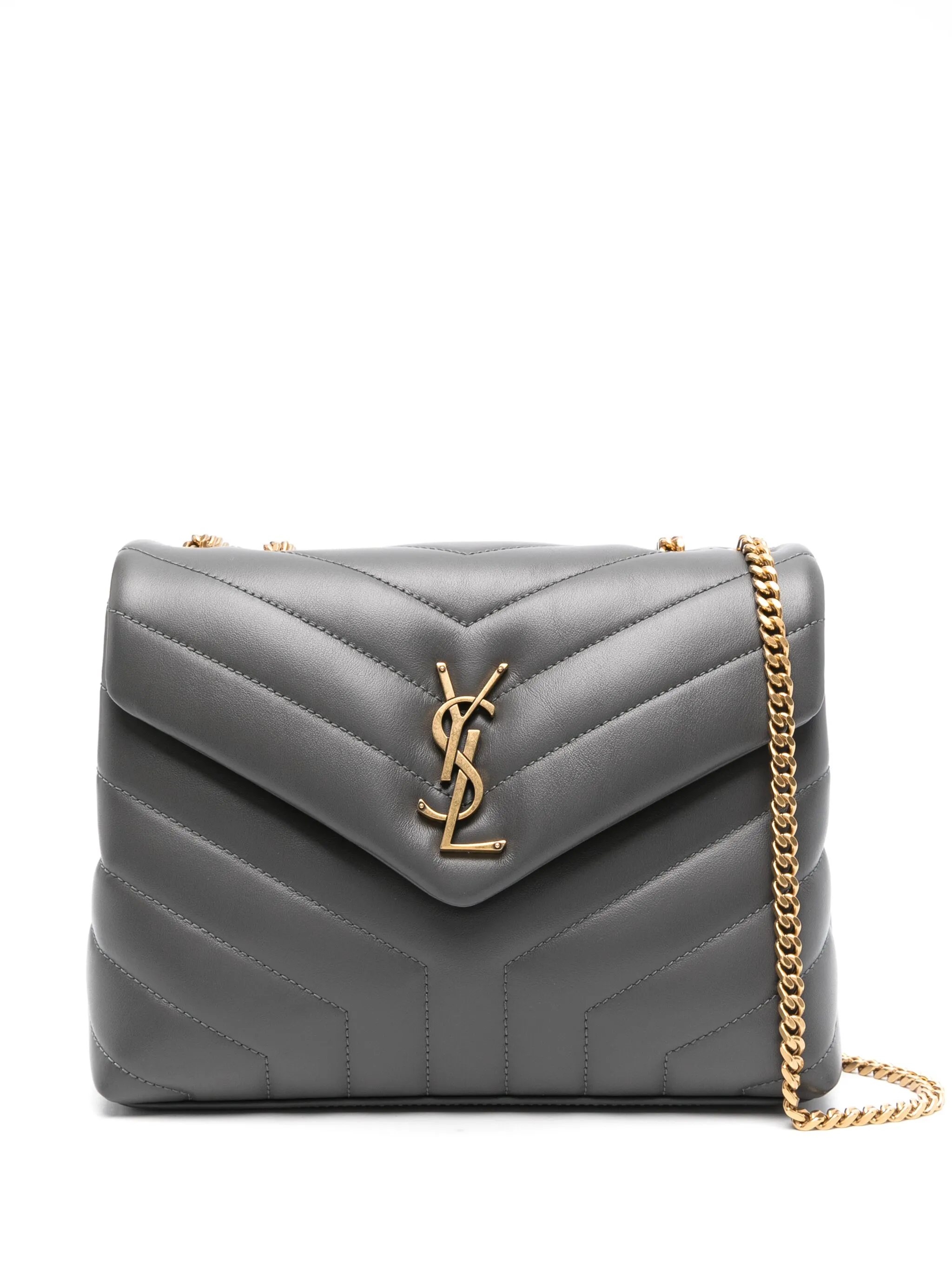 Сумка на плечо LouLou с логотипом Saint Laurent, серый
Сумка на плечо LouLou с логотипом Saint Laurent, серый